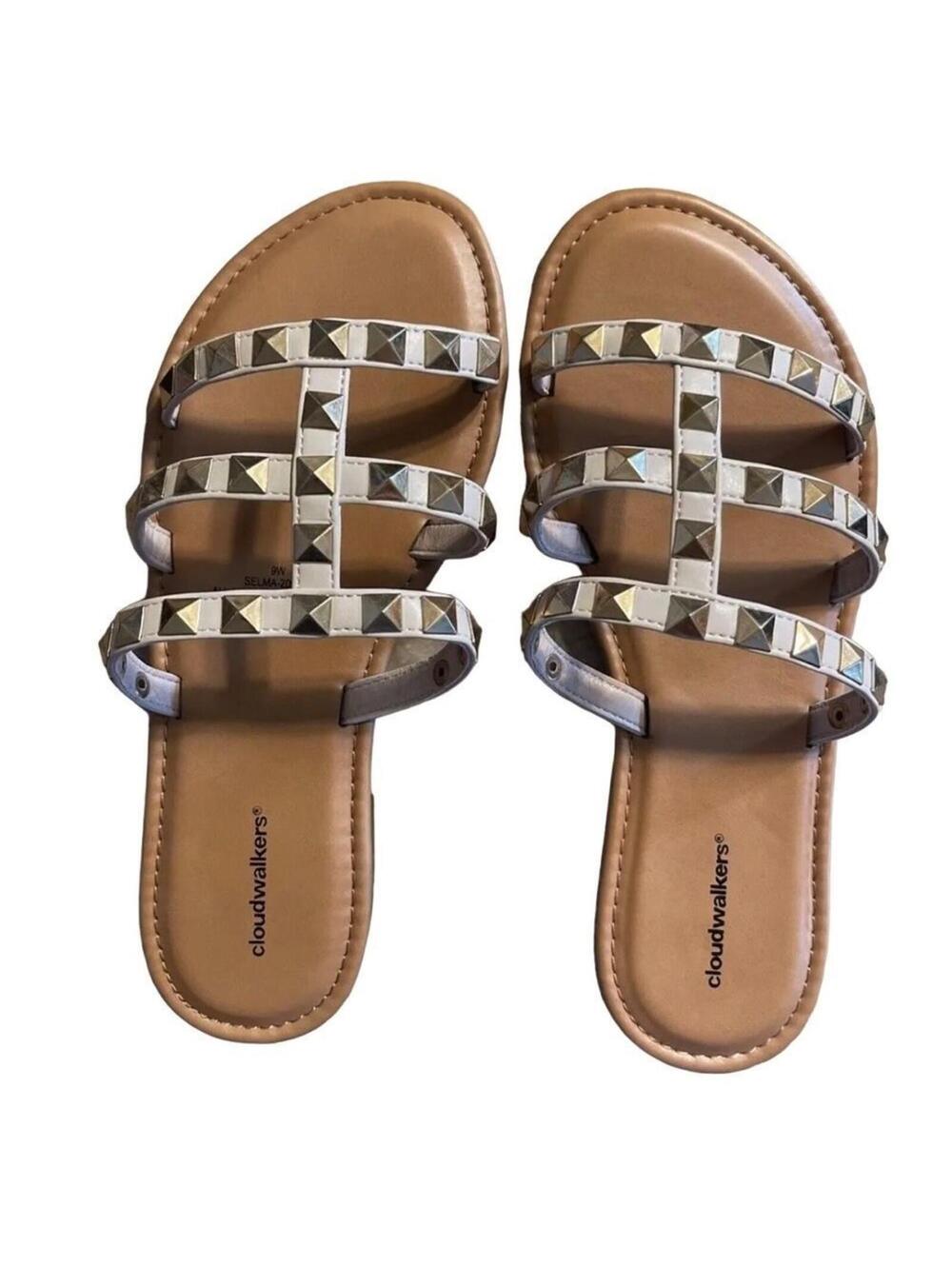 Cloudwalkers Selma Bling Slides sandals womens Size 9 New